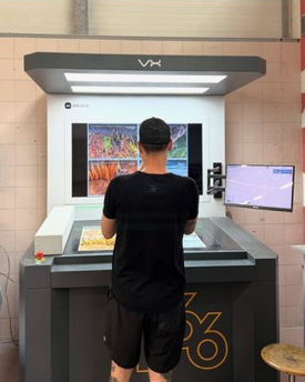La stazione VX Press installata presso LONGO S.p.A.